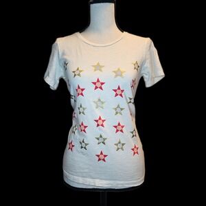 J. Crew XS Star Print Collector Tee